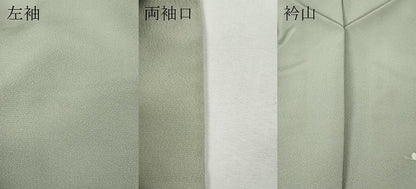 平和屋着物●訪問着　友禅　作家物　枝花文　暈し染め　正絹　逸品　CABH9758ut