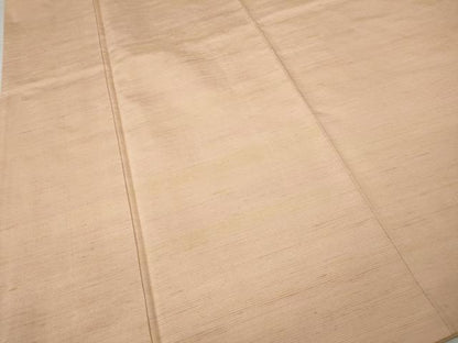 平和屋着物●紅花紬　米沢　霞文　正絹　逸品　CABH9763ut