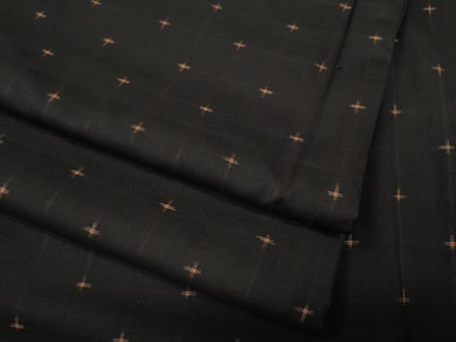 平和屋着物●本場大島紬　十字絣　正絹　逸品　CABH9765ut