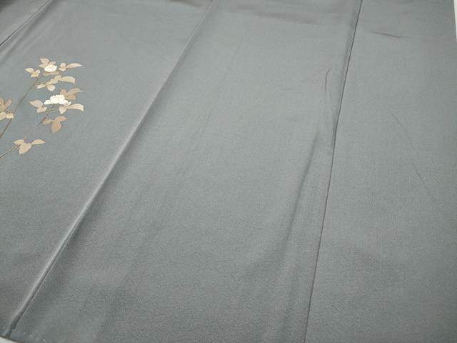 平和屋着物●訪問着　枝花文　暈し染め　金彩　正絹　逸品　CABH9767ut