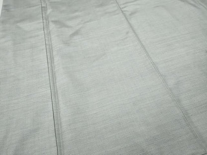 平和屋着物●本場大島紬　白大島　格子柄　正絹　逸品　CABH9779ut