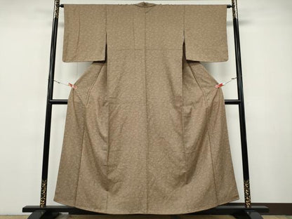 平和屋着物●江戸小紋　鴛鴦流水文　正絹　逸品　未使用　CABH9780ut