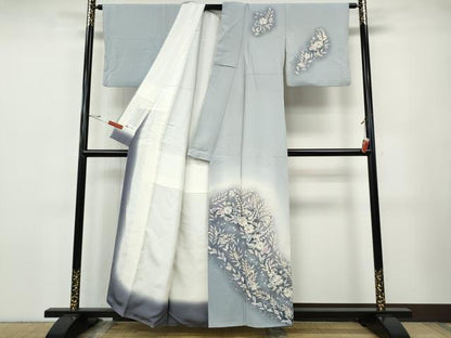 平和屋着物●訪問着　辻が花　絞り　暈し染め　やまと誂製　正絹　逸品　CABH9782ut