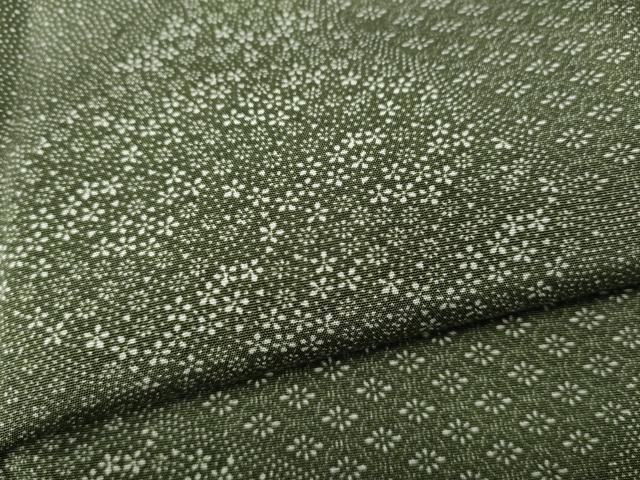 平和屋着物●江戸小紋　切嵌小花柄　正絹　逸品　CABH9788ut