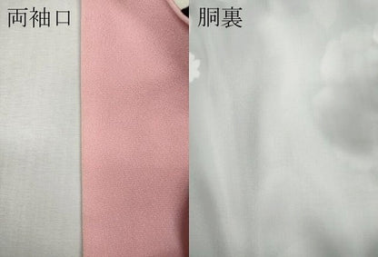 平和屋着物●豪華振袖　刺繍　ラインストーン　舞花文　暈し染め　金銀彩　正絹　逸品　CABH9797ut