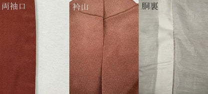 平和屋着物●江戸小紋　鮫小紋柄　鬼しぼ縮緬　正絹　逸品　CABH9803ut