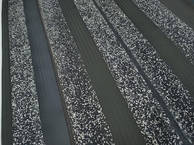 平和屋着物●上質な小紋　霞間道　たたき染め　正絹　逸品　CABH9807ut