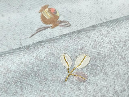 平和屋着物●訪問着　刺繍　打ち出の小槌　舞花文　金彩　正絹　逸品　CABH9810ut