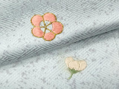 平和屋着物●訪問着　刺繍　打ち出の小槌　舞花文　金彩　正絹　逸品　CABH9810ut