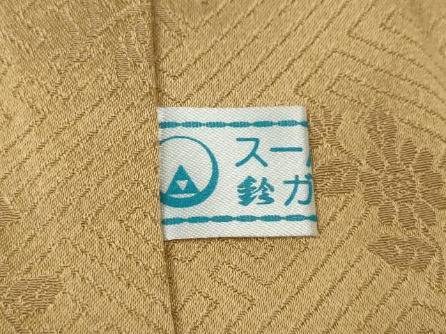 平和屋着物●訪問着　駒刺繍　絞り　草花文　金彩　鈴乃屋扱い　正絹　逸品　CABH9813ut
