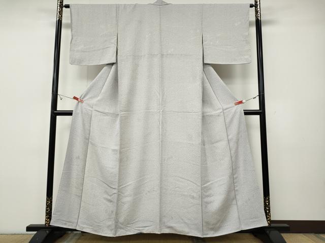 平和屋着物●江戸小紋　舞菊文　正絹　逸品　CABH9817ut