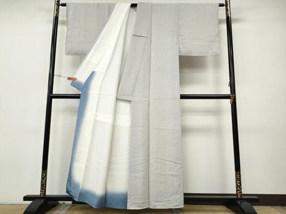 平和屋着物●江戸小紋　舞菊文　正絹　逸品　CABH9817ut