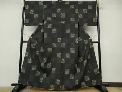 平和屋着物●上質な紬　四季　春夏秋冬　正絹　逸品　CABH9825ut