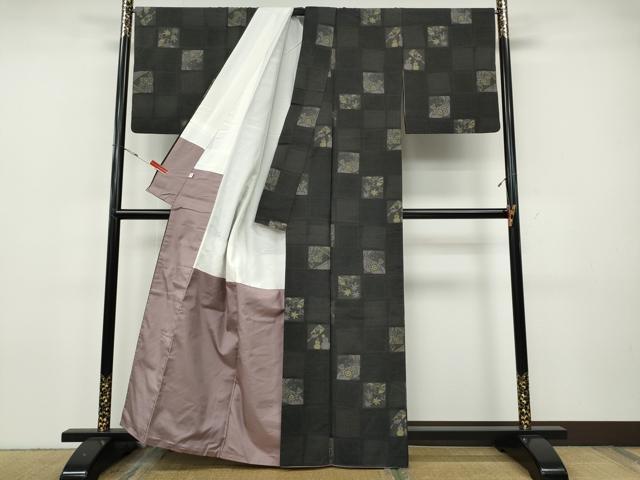 平和屋着物●上質な紬　四季　春夏秋冬　正絹　逸品　CABH9825ut