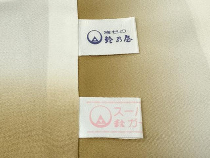 平和屋着物●江戸小紋　角通し　鈴乃屋扱い　正絹　逸品　CABH9834ut