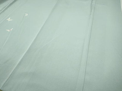 平和屋着物●訪問着　友禅　花蝶文　暈し染め　正絹　逸品　CABH9835ut