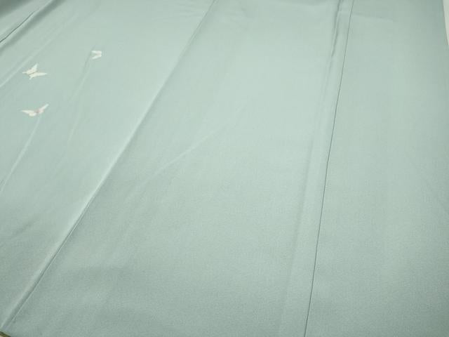 平和屋着物●訪問着　友禅　花蝶文　暈し染め　正絹　逸品　CABH9835ut