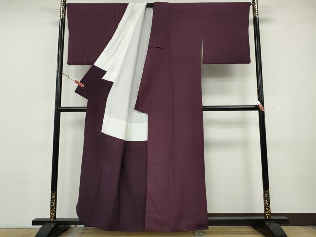 平和屋着物●重要無形文化財　人間国宝　中村勇二郎　江戸小紋　古代菊　正絹　逸品　CABH9837ut