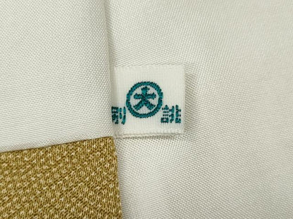 平和屋着物●江戸小紋　堅牢草木染　絹紋珠　鮫小紋柄　大丸扱い　証紙付き　正絹　逸品　CABH9841ut