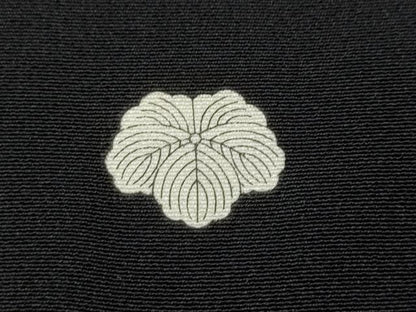 平和屋着物●豪華黒留袖　友禅　作家物　風景草花文　暈し染め　正絹　逸品　CABH9860ut