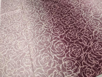 平和屋着物●湘南友禅　内田芳光　花煌路　訪問着　薔薇尽くし　暈し染め　鈴乃屋扱い　正絹　逸品　CABH9866ut