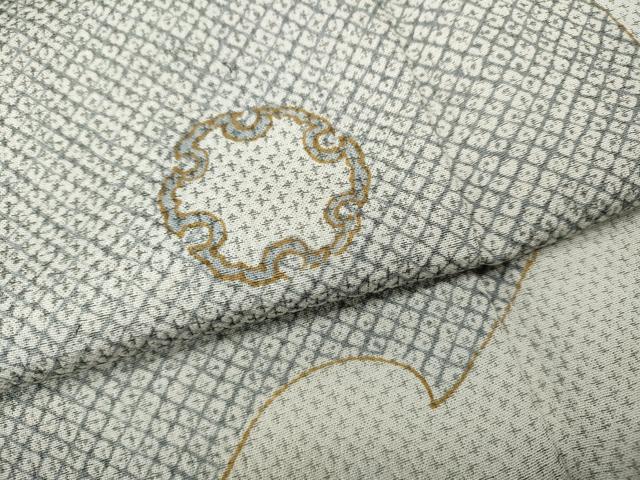 平和屋着物●毛利ゆき子　訪問着　雪輪文　正絹　逸品　CABH9867ut