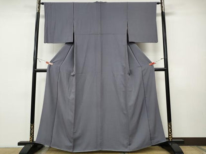 平和屋着物●京加賀友禅　百貫達雄　江戸小紋　角通し　正絹　逸品　CABH9872ut