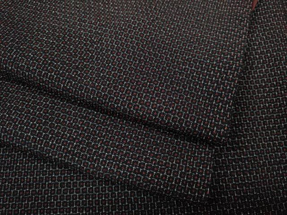 平和屋着物●本塩沢　80亀甲　正絹　逸品　CABH9876ut