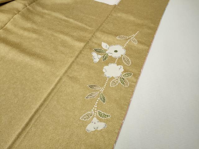 平和屋着物●訪問着　雲重ね花丸文　暈し染め　金彩　正絹　逸品　CABH9878ut