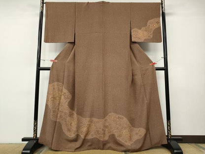 平和屋着物●訪問着　道長舞花文　正絹　逸品　CABH9889ut