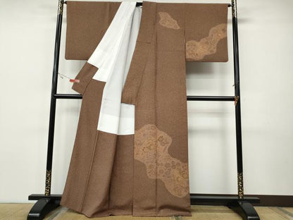 平和屋着物●訪問着　道長舞花文　正絹　逸品　CABH9889ut