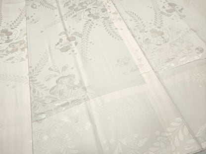 平和屋着物●振袖用長襦袢　無双仕立て　辻が花地紋　半衿刺繍　正絹　逸品　CABH9891ut