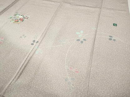 平和屋着物●訪問着　友禅　作家物　花籠文　暈し染め　正絹　逸品　CABH9900ut