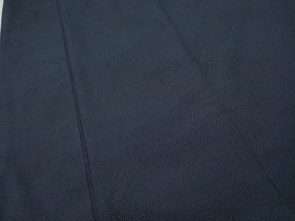 平和屋着物●本塩沢　110亀甲　流水文　正絹　逸品　CABH9902ut
