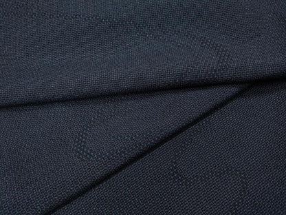 平和屋着物●本塩沢　110亀甲　流水文　正絹　逸品　CABH9902ut