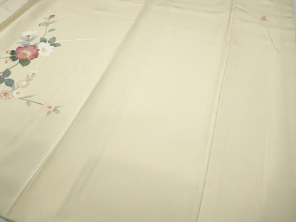 平和屋着物●訪問着　友禅　作家物　枝花文　暈し染め　正絹　逸品　CABH9905ut