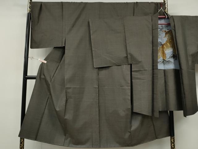 平和屋着物●男性　本場大島紬　アンサンブル　100亀甲　総詰め　正絹　逸品　CABH9912ut