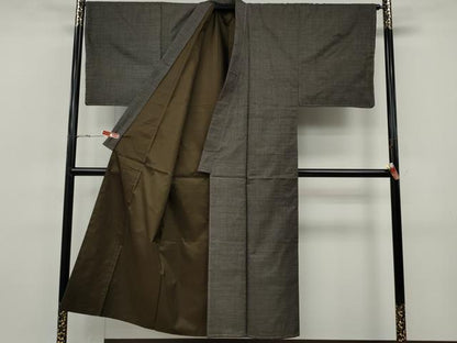平和屋着物●男性　本場大島紬　アンサンブル　100亀甲　総詰め　山田実作　証紙付き　正絹　逸品　CABH9914ut