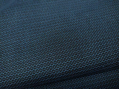 平和屋着物●男性　紬　アンサンブル　120亀甲　総詰め　正絹　逸品　CABH9915ut