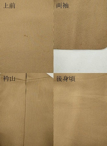 平和屋着物●江戸小紋　万筋　伽羅色×朽葉色　ますいわ屋扱い　正絹　逸品　CABH9927ut