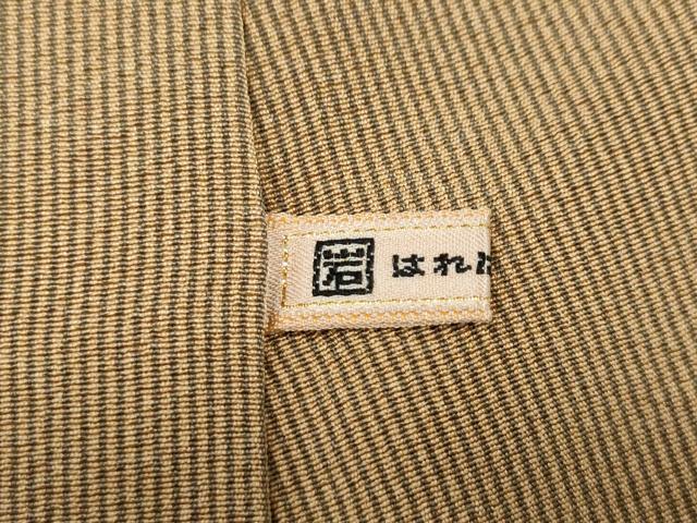平和屋着物●江戸小紋　万筋　伽羅色×朽葉色　ますいわ屋扱い　正絹　逸品　CABH9927ut