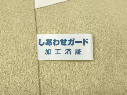 平和屋着物●訪問着　刺繍　立波瓢箪花文　金彩　正絹　逸品　CABH9931ut