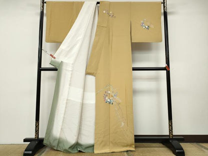 平和屋着物●訪問着　友禅　作家物　花丸文　正絹　逸品　CABH9932ut
