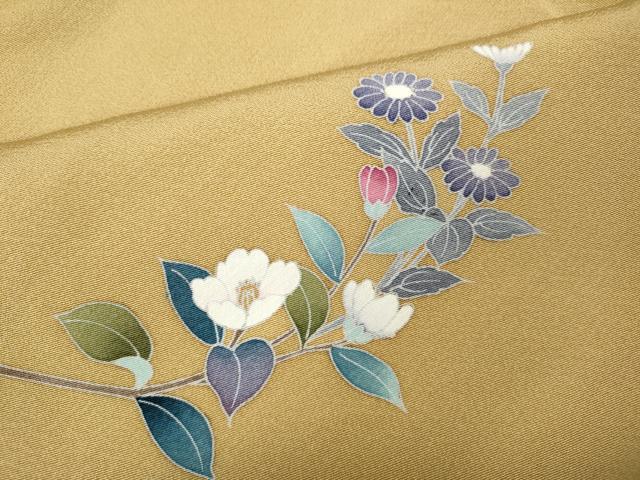 平和屋着物●訪問着　友禅　作家物　花丸文　正絹　逸品　CABH9932ut