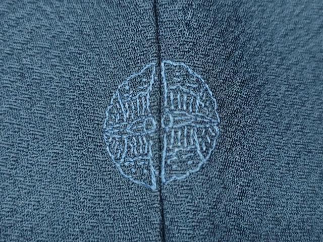平和屋着物●訪問着　総刺繍　貝合せ花文　金糸　正絹　逸品　CABH9933ut