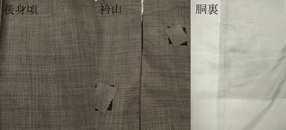 平和屋着物●本場大島紬　9マルキ　色紙重ね文　正絹　逸品　CABH9937ut