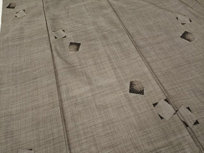 平和屋着物●本場大島紬　9マルキ　色紙重ね文　正絹　逸品　CABH9937ut