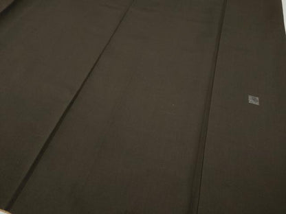 平和屋着物●訪問着　紬地　竹屋町刺繍　草花文　金彩　正絹　逸品　CABH9942ut