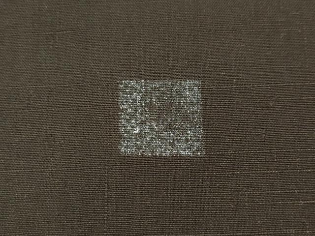 平和屋着物●訪問着　紬地　竹屋町刺繍　草花文　金彩　正絹　逸品　CABH9942ut