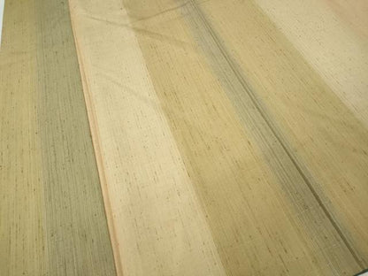 平和屋着物●ぜんまい紬　間道　正絹　逸品　CABH9948ut